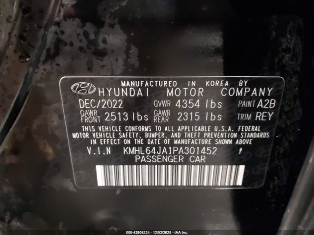 2023 HYUNDAI SONATA KMHL64JA1PA301452 Photo 8