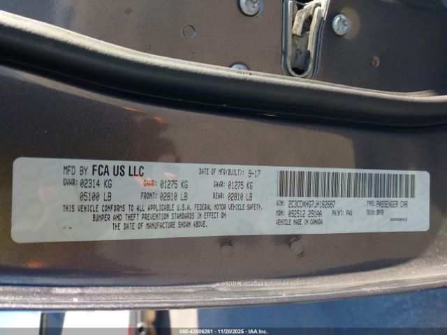 2018 DODGE CHARGER 2C3CDXHG7JH162687 Photo 8