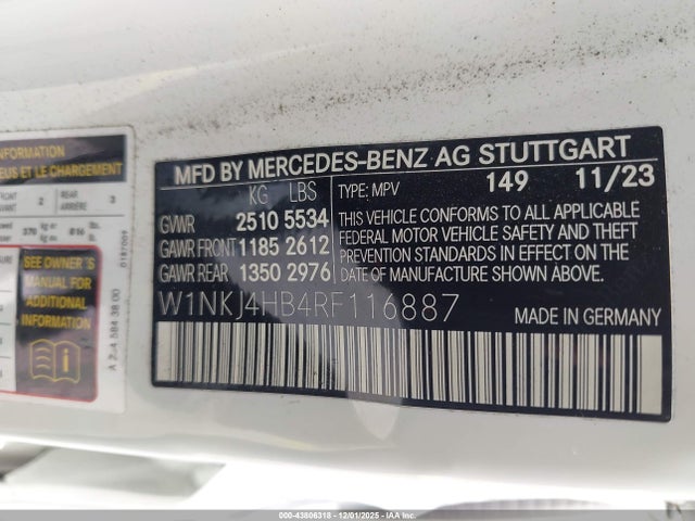 2024 MERCEDES-BENZ GLC 300 W1NKJ4HB4RF116887 Photo 8