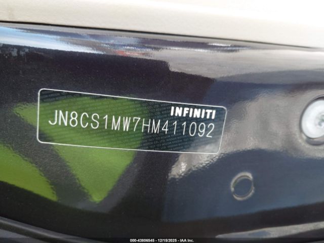 2017 INFINITI QX70 JN8CS1MW7HM411092 Photo 8