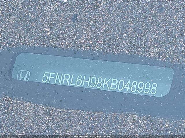 2019 HONDA ODYSSEY 5FNRL6H98KB048998 Photo 8