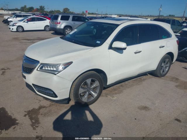 2016 ACURA MDX 5FRYD3H21GB003028 Photo 1