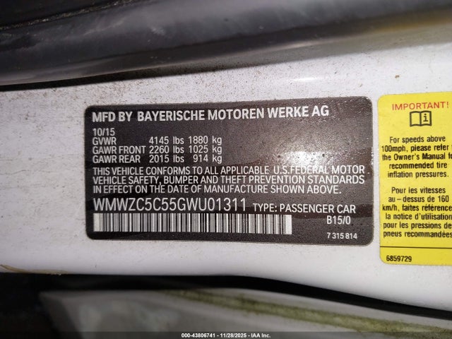 2016 MINI COUNTRYMAN WMWZC5C55GWU01311 Photo 8