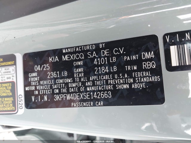 KIA K4 Gt-line 2025 3KPFW4DEXSE142663 Image 9