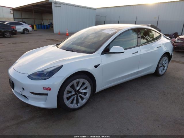 2022 TESLA MODEL 3 5YJ3E1EAXNF256970 Photo 1