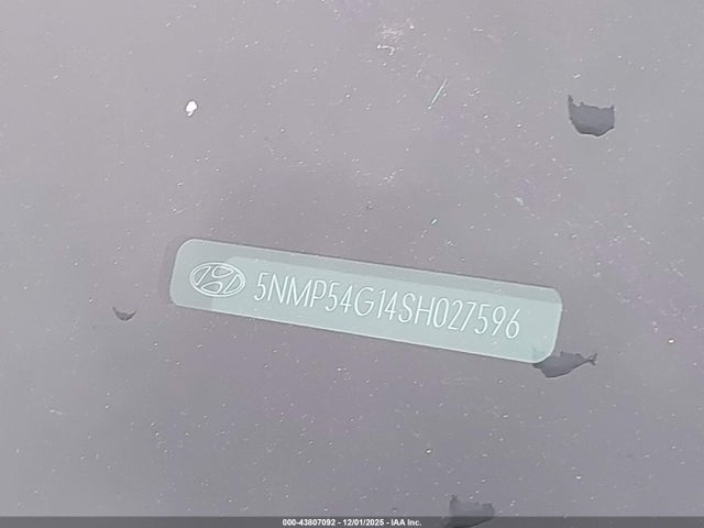 Aukcja sprzedaży 2025 Hyundai Santa Fe Hybrid Calligraphy, vin: 5NMP54G14SH027596, numer aukcji: 43807092