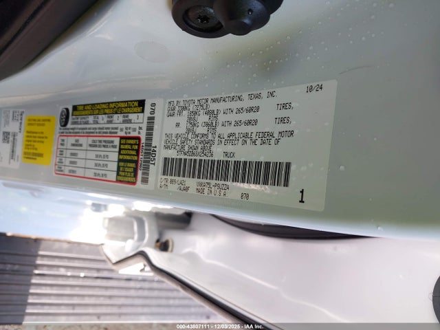 5TFNA5DB6SX254236 Toyota Tundra Platinum