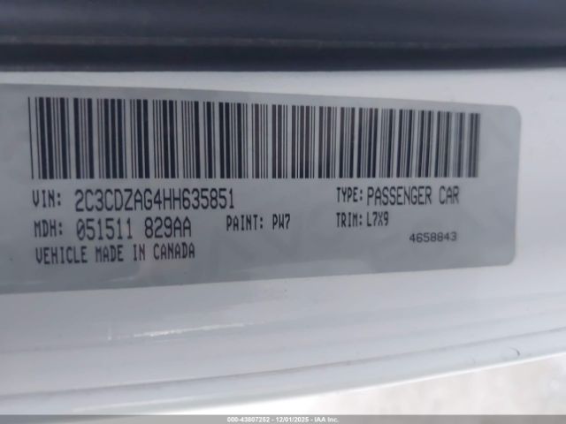 2017 DODGE CHALLENGER 2C3CDZAG4HH635851 Photo 8