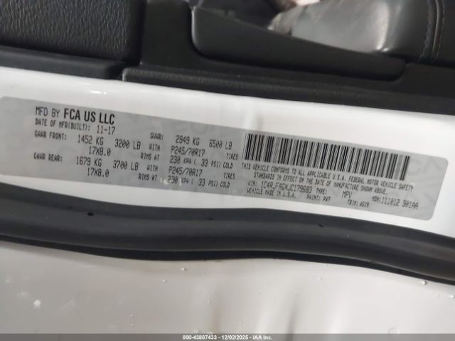 2018 JEEP GRAND CHEROKEE 1C4RJFAGXJC179683 Photo 8