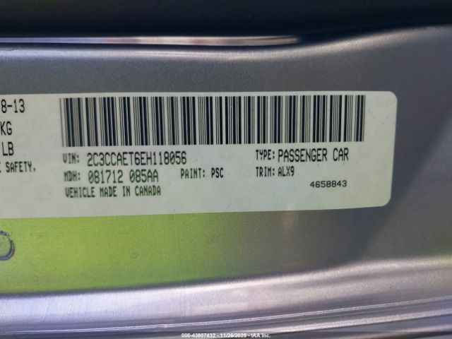 2014 CHRYSLER 300C 2C3CCAET6EH118056 Photo 8