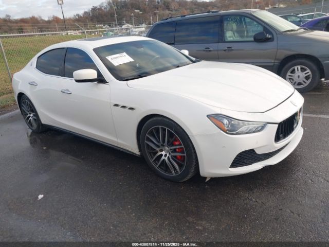 2014 MASERATI GHIBLI ZAM57RTA2E1086502