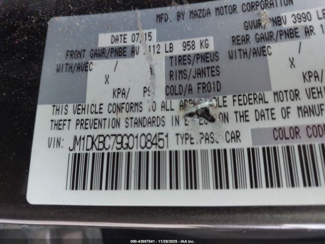 2016 MAZDA CX-3 JM1DKBC79G0108451 Photo 8