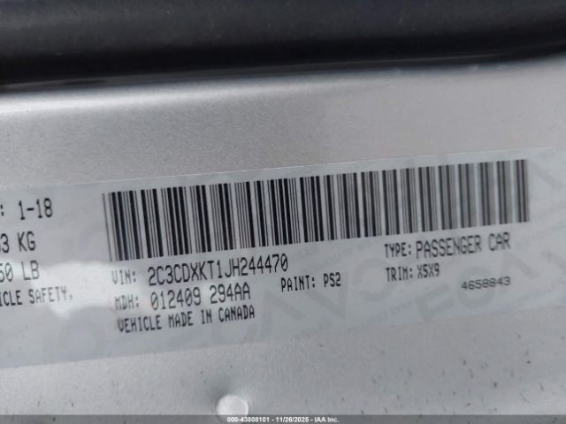 2018 DODGE CHARGER 2C3CDXKT1JH244470 Photo 8