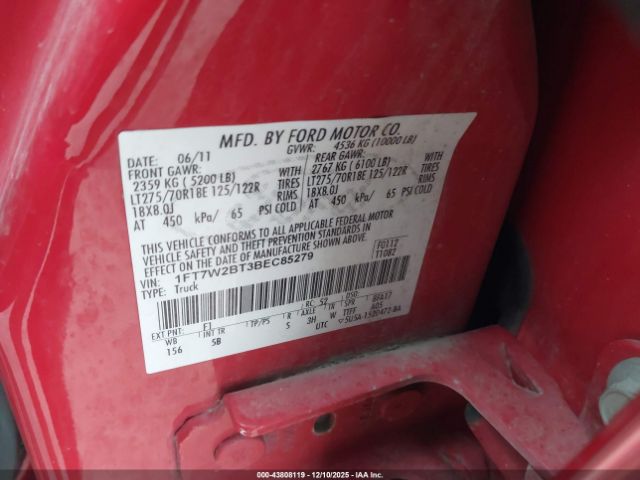 2011 FORD F-250 1FT7W2BT3BEC85279 Photo 8
