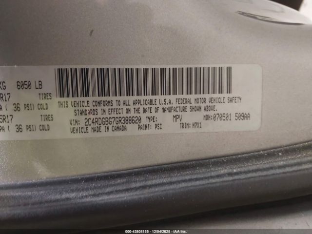 2016 DODGE GRAND CARAVAN 2C4RDGBG7GR388620 Photo 8