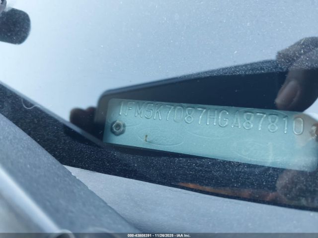 2017 FORD EXPLORER 1FM5K7D87HGA87810 Photo 8