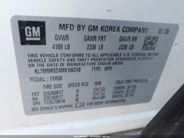 2021 CHEVROLET TRAILBLAZER KL79MMS24MB106248 Photo 8