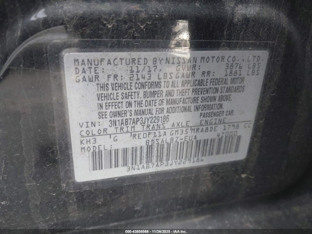 2018 NISSAN SENTRA 3N1AB7AP3JY229186 Photo 8