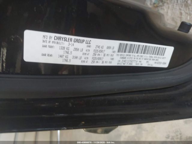 2014 CHRYSLER TOWN & COUNTRY 2C4RC1CG7ER277710 Photo 8