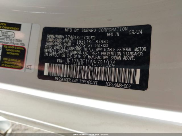 2024 TOYOTA GR86 JF1ZNBE10R8761024 Photo 8