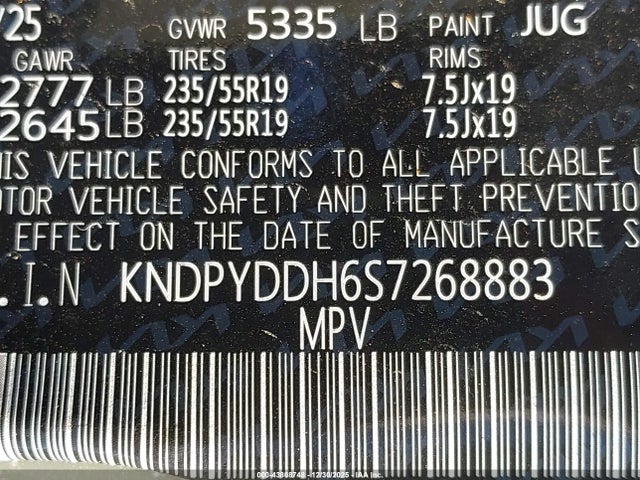 KNDPYDDH6S7268883 KIA Sportage Plug-in Hybrid X-line