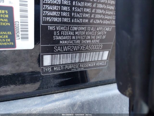 2014 LAND ROVER RANGE ROVER SPORT SALWR2WFXEA500023 Photo 8