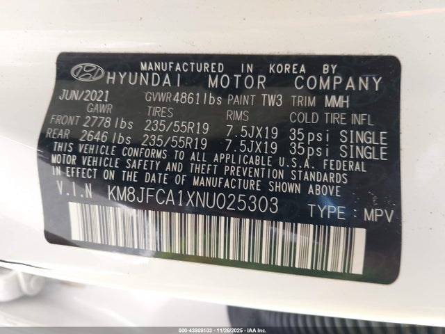 2022 HYUNDAI TUCSON HYBRID KM8JFCA1XNU025303 Photo 8