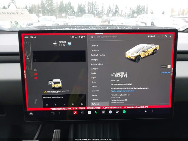7G2CEHED9SA073343 Tesla Cybertruck