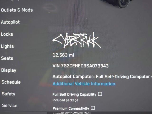 2025 TESLA CYBERTRUCK 7G2CEHED9SA073343 Photo 6