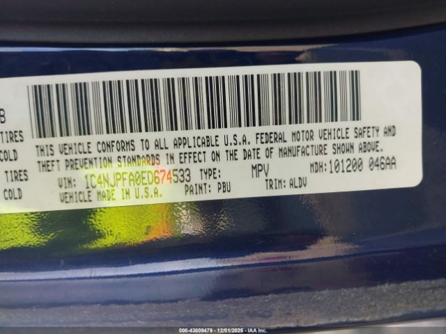 2014 JEEP PATRIOT 1C4NJPFA0ED674533 Photo 8