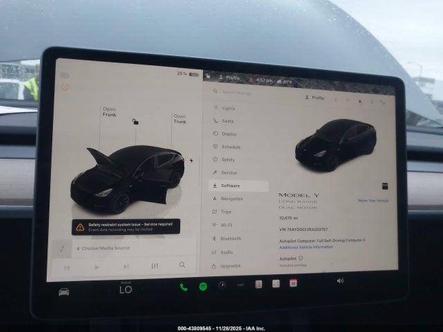 2024 TESLA MODEL Y 7SAYGDEE3RA253757 Photo 6