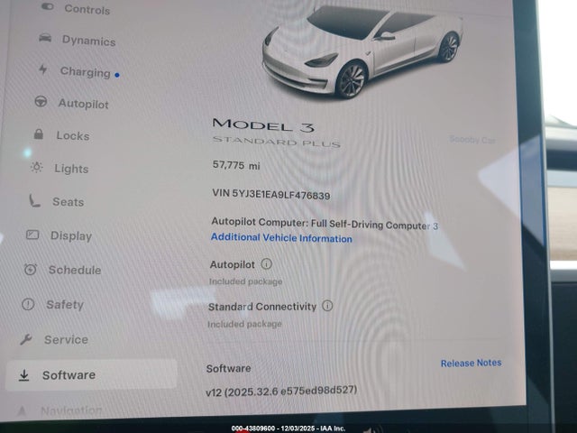 2020 TESLA MODEL 3 5YJ3E1EA9LF476839 Photo 6