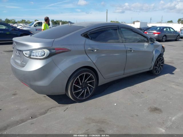 2012 HYUNDAI ELANTRA KMHDH4AEXCU263715 Photo 3