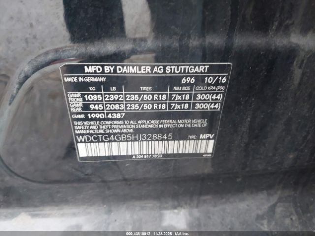 2017 MERCEDES-BENZ GLA 250 WDCTG4GB5HJ328845 Photo 8