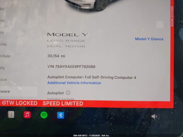 2023 TESLA MODEL Y 7SAYGAEE9PF792088 Photo 6