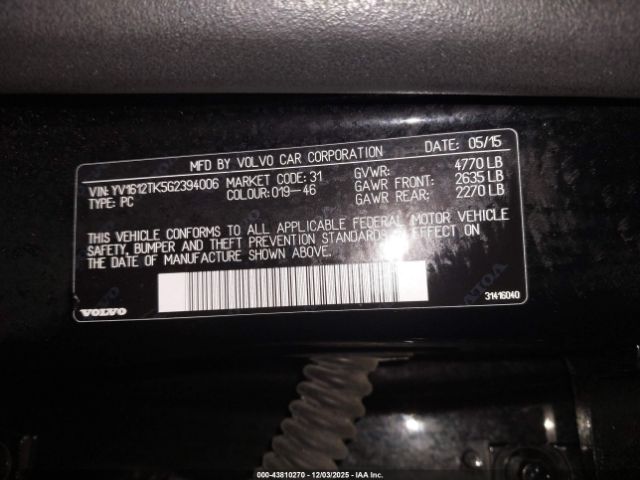 2016 VOLVO S60 YV1612TK5G2394006 Photo 8