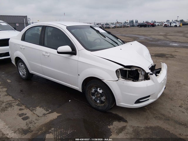 2009 Chevrolet Aveo Lt მანქანა იყიდება აუქციონზე, vin: KL1TD56EX9B372102, აუქციონის ნომერი: 43810337