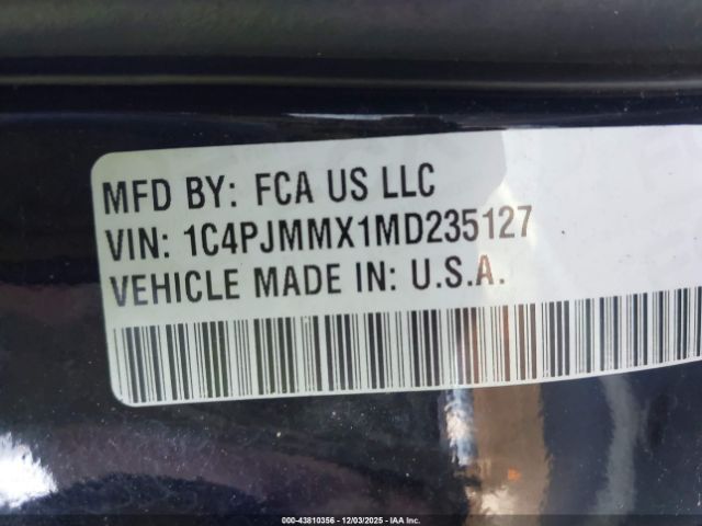 2021 JEEP CHEROKEE 1C4PJMMX1MD235127 Photo 8