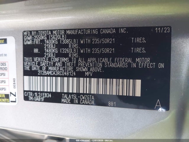 2024 LEXUS RX 350 2T2BAMCA3RC048124 Photo 8