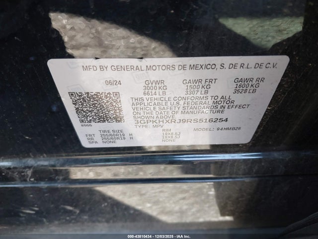 3GPKHXRJ9RS516254 Honda Prologue Touring