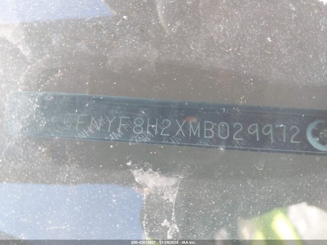 2021 HONDA PASSPORT 5FNYF8H2XMB029972 Photo 8