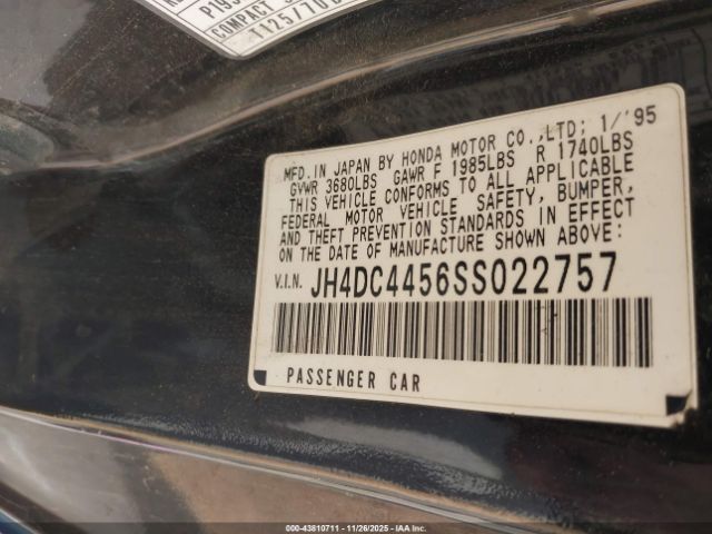 1995 ACURA INTEGRA JH4DC4456SS022757 Photo 8