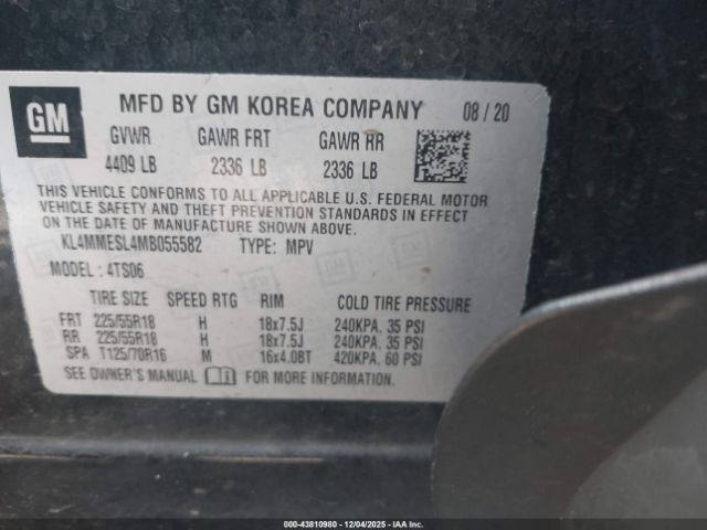 2021 BUICK ENCORE GX KL4MMESL4MB055582 Photo 8