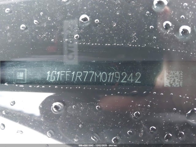 1G1FF1R77M0119242 Chevrolet Camaro Rwd Lt1
