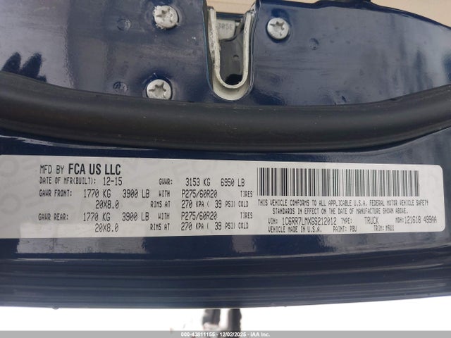 1C6RR7FG8GS341727 RAM 1500 Tradesman
