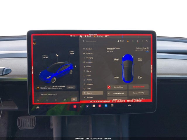 Tesla Model 3 Rear-wheel Drive 2022 5YJ3E1EA3NF142986 Image 19