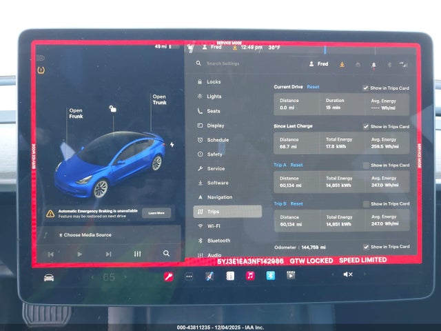 2022 TESLA MODEL 3 5YJ3E1EA3NF142986 Photo 6