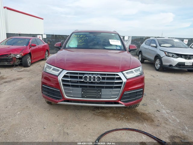 2018 Audi Q5 2.0t Premium/2.0t Tech Premium მანქანა იყიდება აუქციონზე, vin: WA1BNAFY9J2235896, აუქციონის ნომერი: 43811328