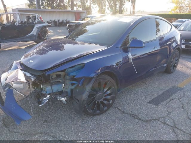 2022 TESLA MODEL Y 7SAYGDEF9NF521524 Photo 1