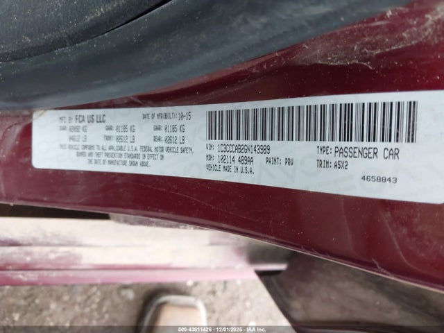 2016 CHRYSLER 200 1C3CCCAB2GN143989 Photo 8